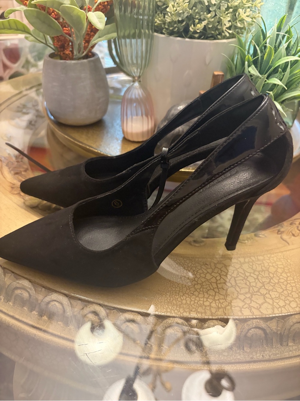 Women's Black Pointed Toe Stiletto Heels Brand New without tags